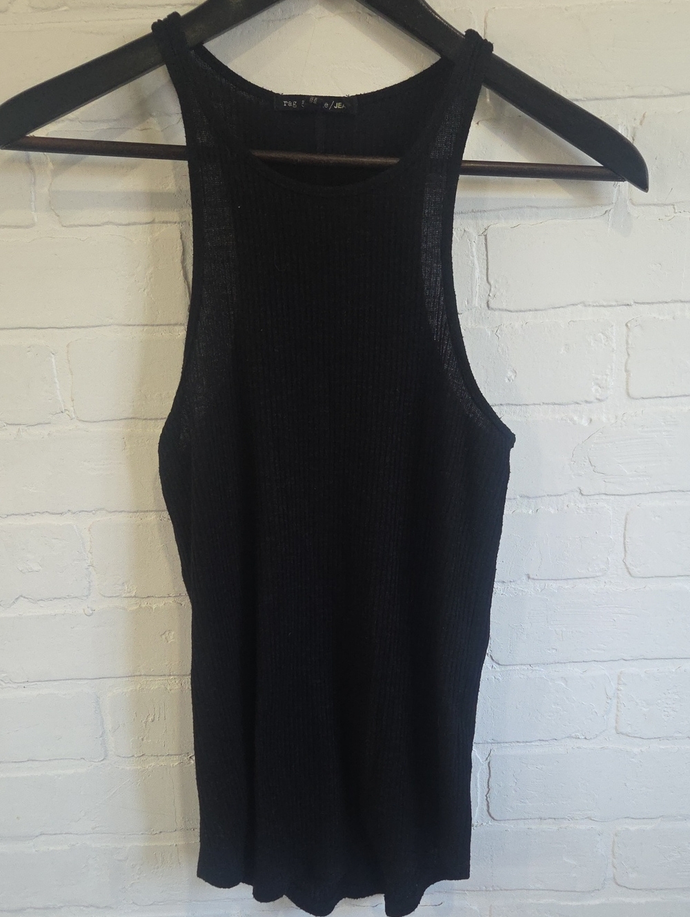 rag & bone Knit Ribbed Racerback Tank